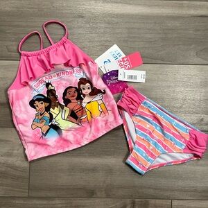Disney Princess 2 piece Bathing Suit (sizes 2T 3T 4 6X)